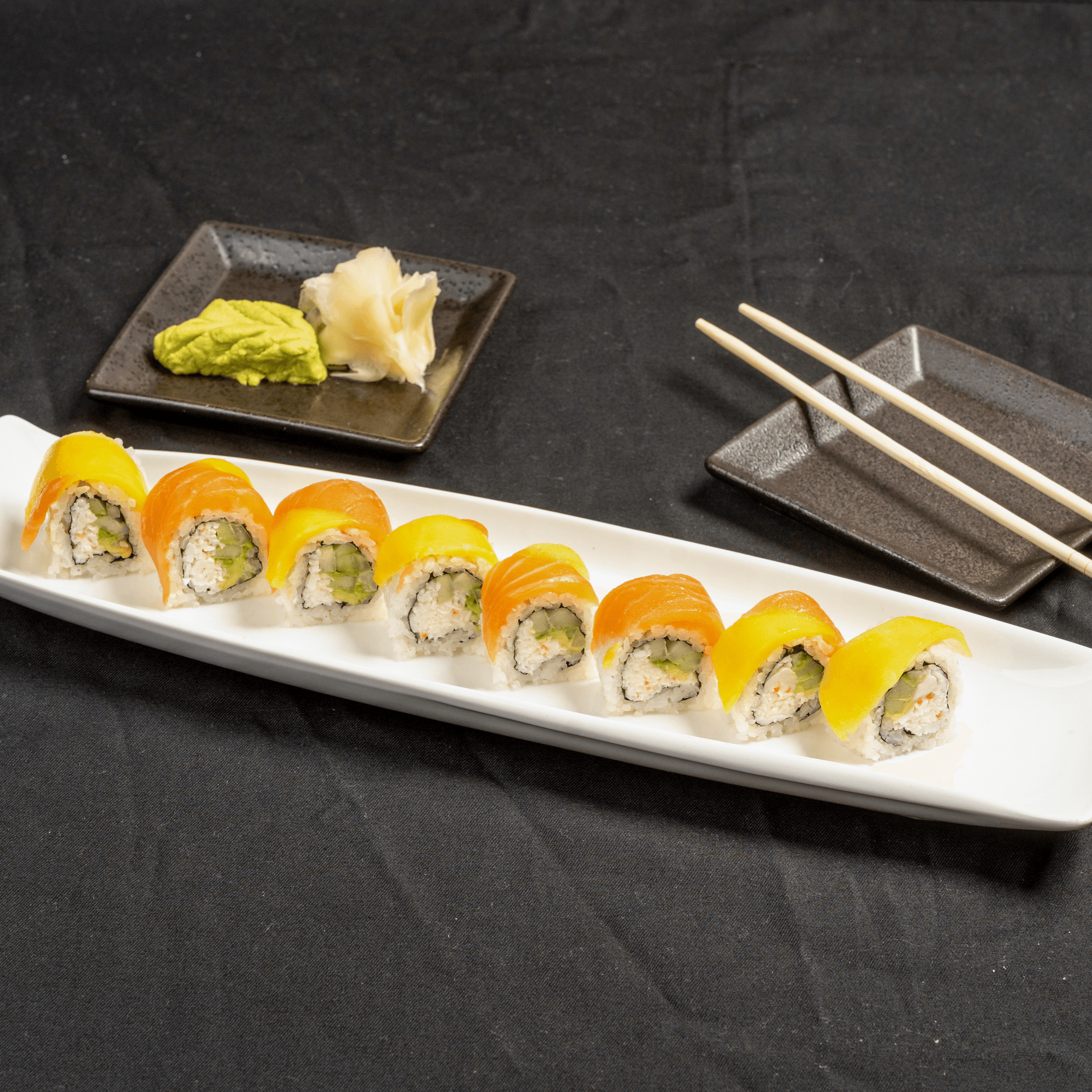 Salmon & Mango Roll.